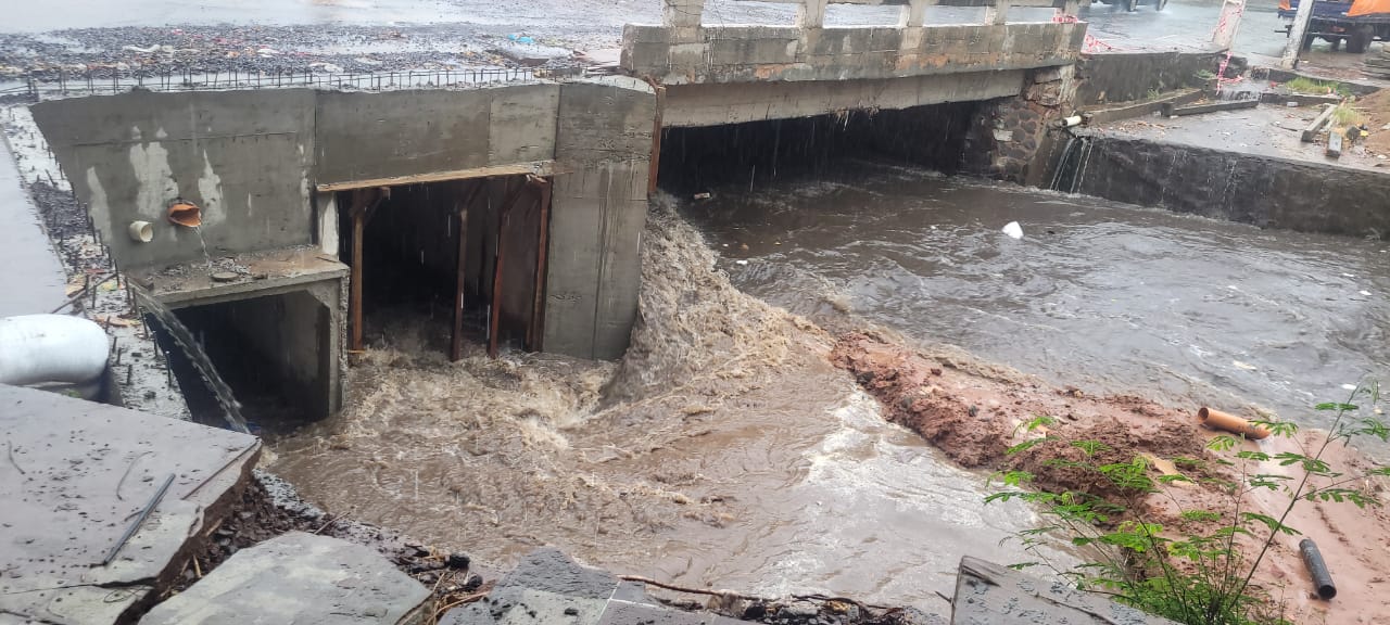 Intendente de Lambaré analiza la situación de la ciudad, tras las lluvias