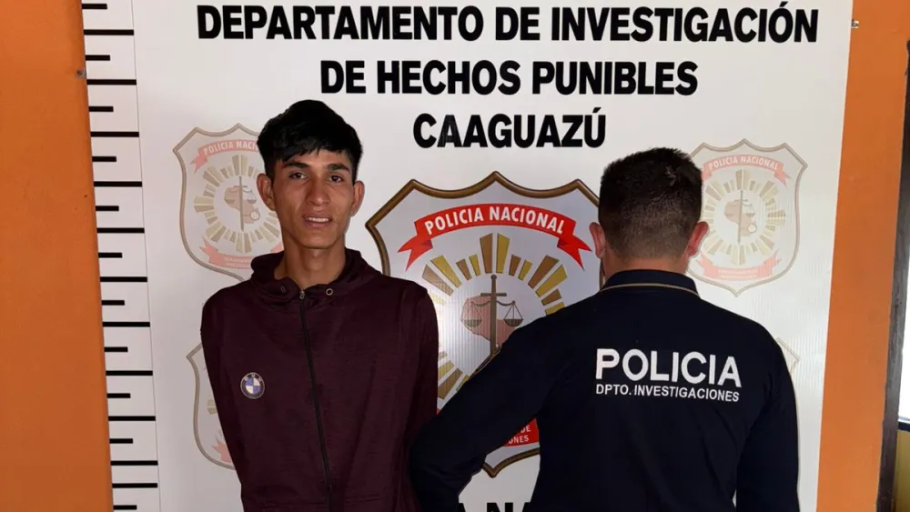 Joven fue detenido tras ingresar a una despensa en Caaguazú