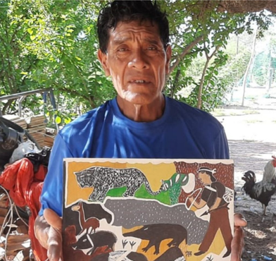 Arte guaraní al mundo: Obras de Osvaldo Pitoé se proyectarán en la Ópera de Sídney